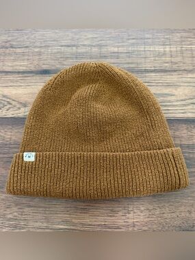 madewell Knit Beanie Folded Cuff Knit Brown unisex Cozy Fall